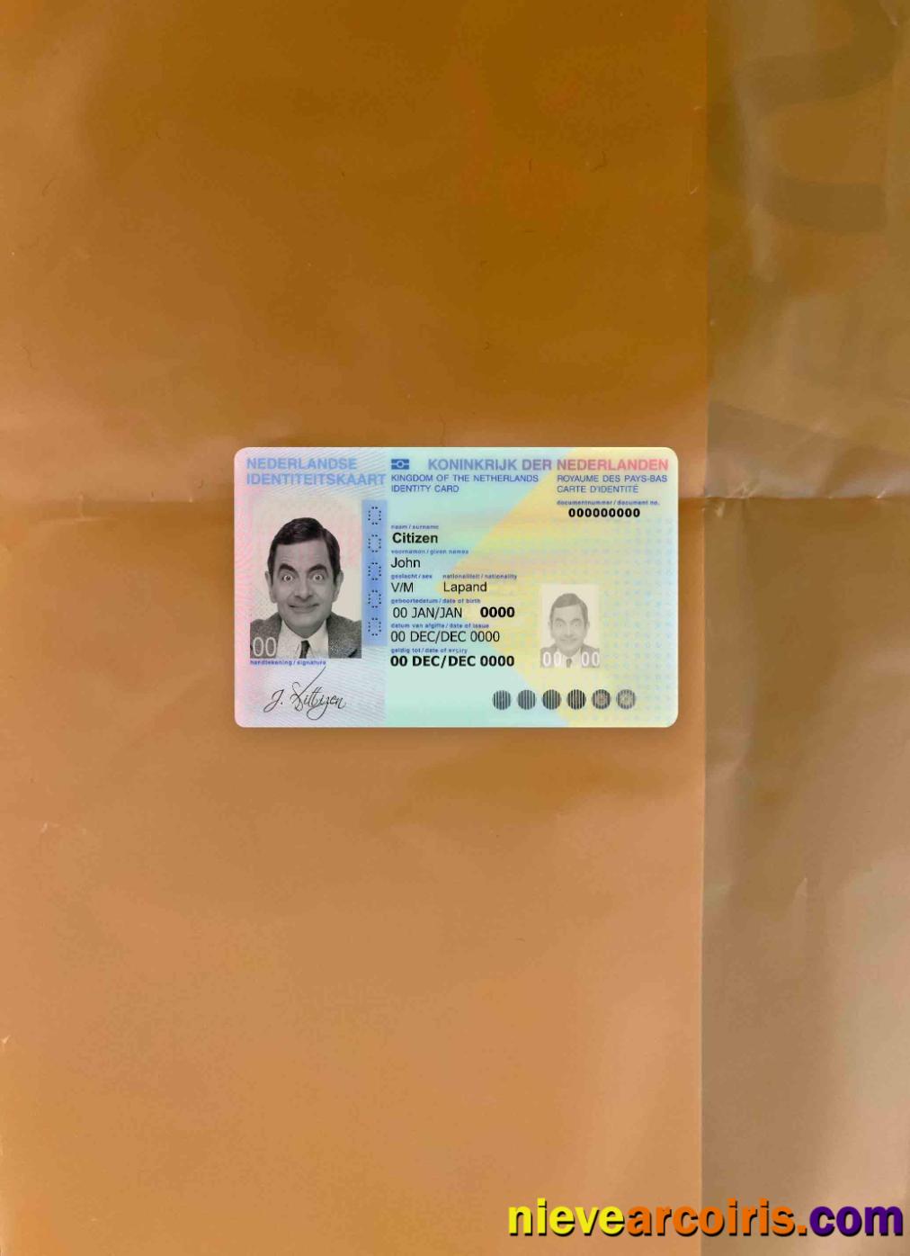 Netherlands ID Photolook FRONT Photolook