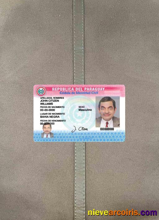 Paraguay ID Photolook FRONT Preview
