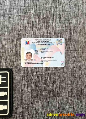 Philippines ID (2019 Present) Photolook FRONT Sample