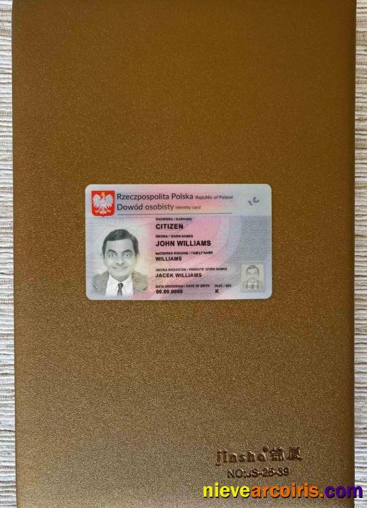 Poland ID (2021 – Present) Photolook FRONT Template
