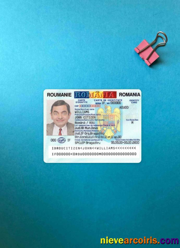 Romania ID And Updated Photolook FRONT Photolook