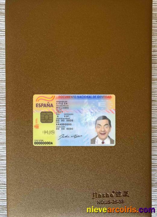 Spain ID (2016 – Present) Photolook FRONT Template