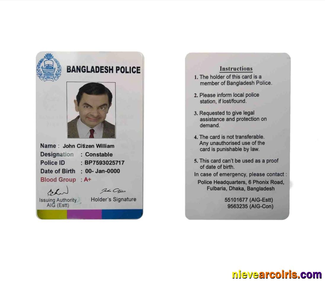Bangladesh Police ID Photolook