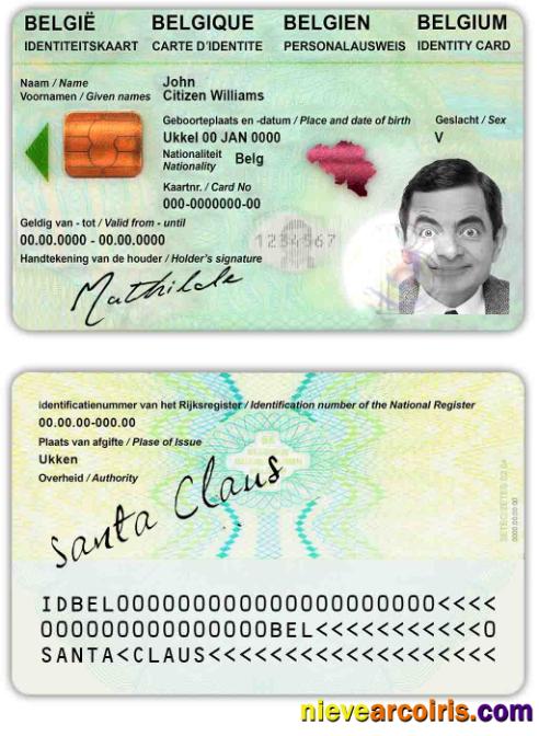 Belgium ID Photolook