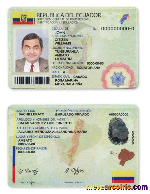Ecuador ID Photolook