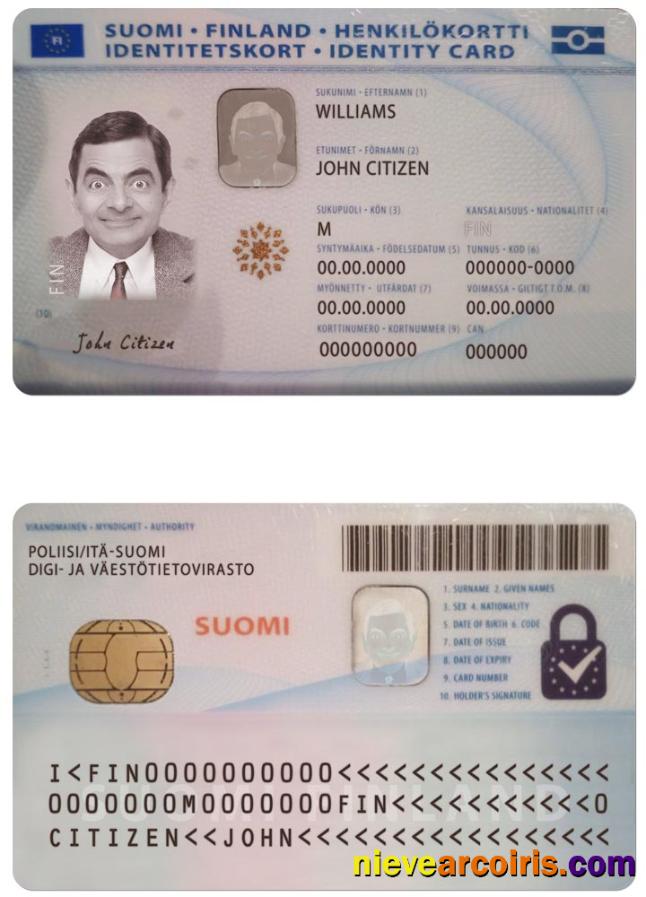 Finland ID Template