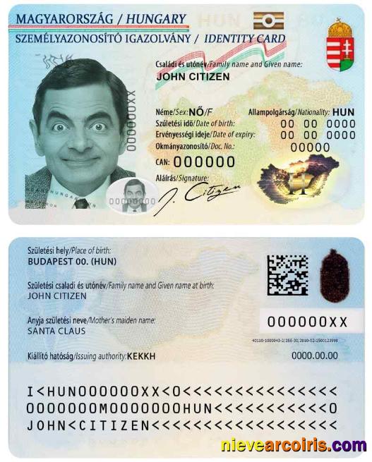 Hungary ID (1) Template