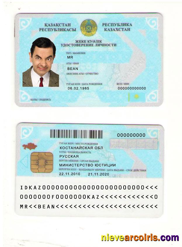 Kazakhstan ID Sample