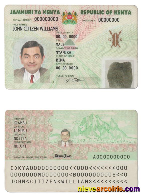 Kenya ID Sample