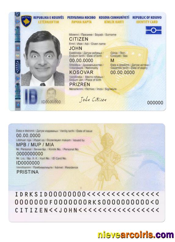 Kosovo ID Card Photolook