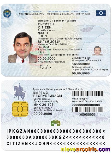 Kyrgyz ID Card 2017 Present Preview
