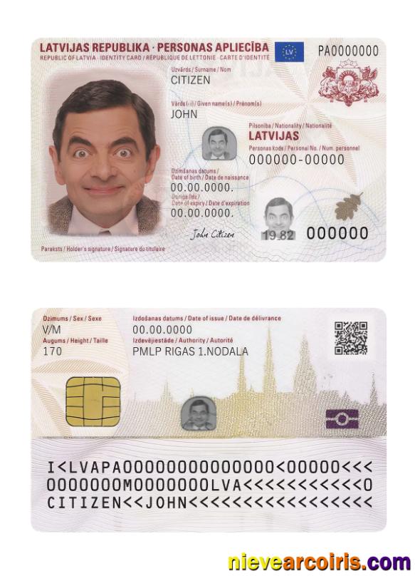Latvia ID Card, 2019 Present Preview
