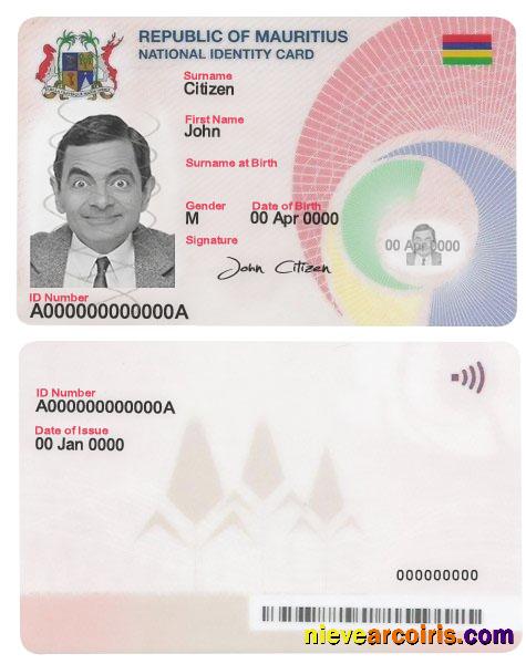 Mauritius ID Preview