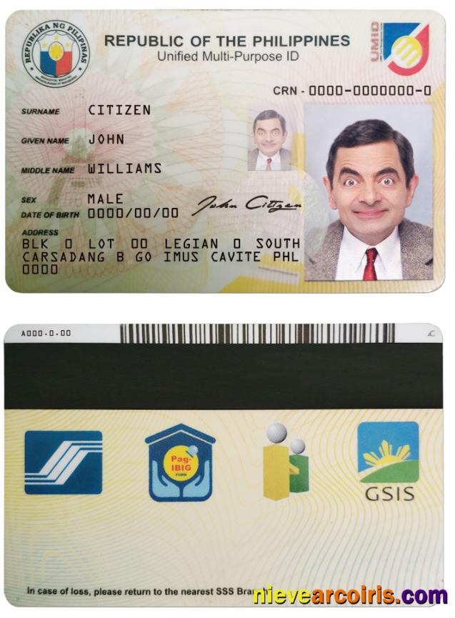 Philippines ID Template