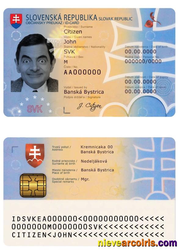 Slovakia ID Preview
