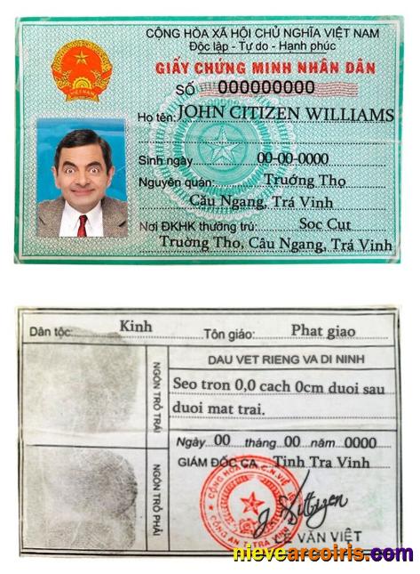 Vietnam ID (1) Template