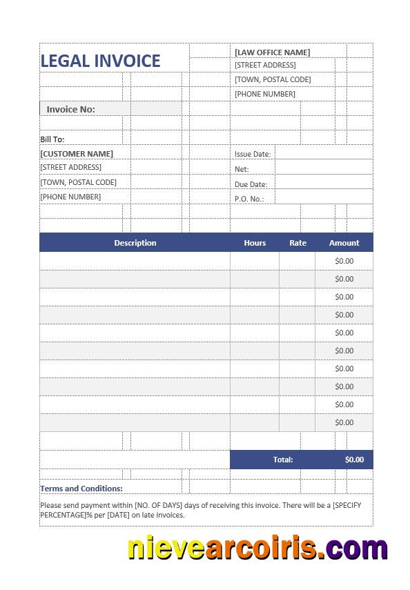 Legal Invoice Photolook