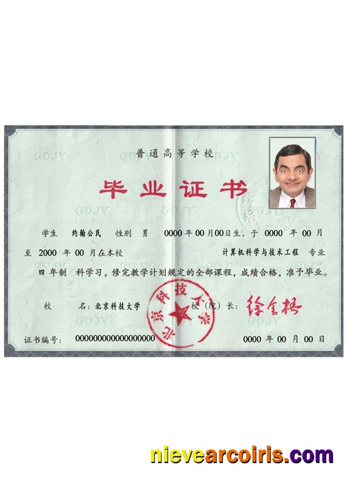 Chinese Diploma Photolook