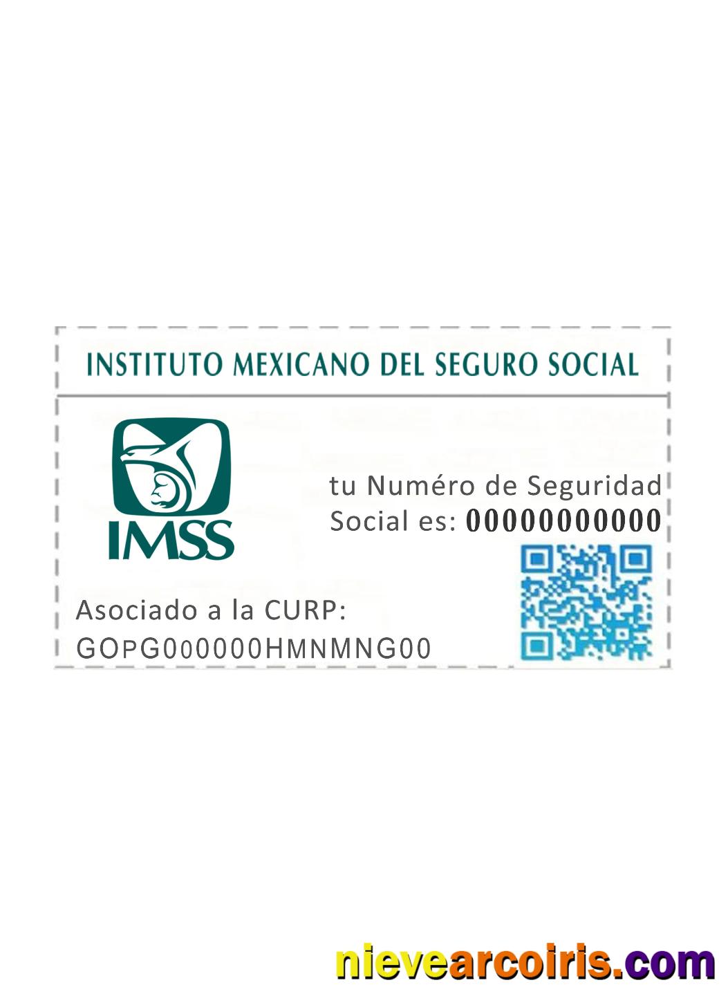 Mexico NSS Card Template