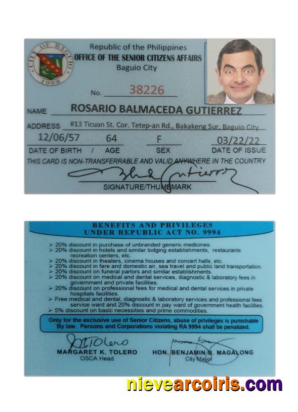 Philippines Citizens Affairs Card Preview