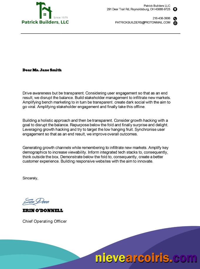 Editable Letterhead Template In Word And PDF Format, Fully Editable