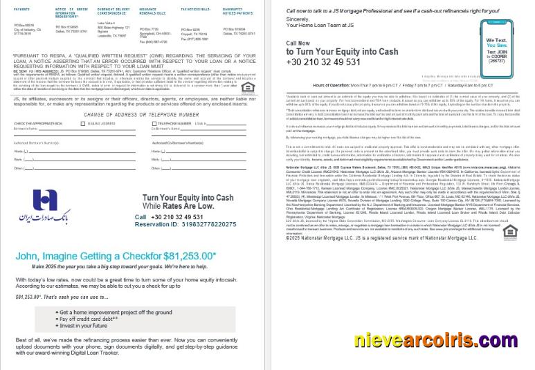 Iran Bank Sederat Mortgage Statement In Word And PDF Formats 3 4 Photolook