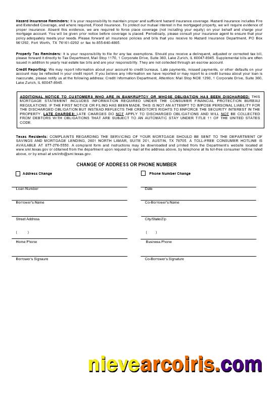 Omani Bank Nizwa Mortgage Statement In Word And PDF Formats 3 Preview