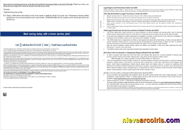 Pakistan NBP Mortgage Loan Statement In Word And PDF Formats , 8 Pages 7 8 Preview