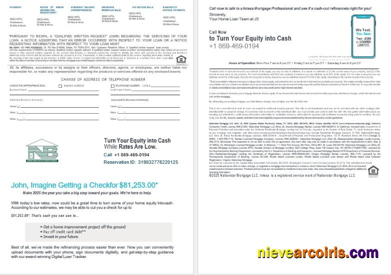 Saint Kitts And Nevis SKNA Bank Mortgage Statement In Word And PDF Formats 3 4 Preview