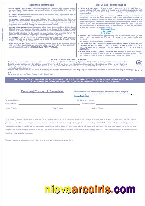 South Africa Standard Bank Mortgage Statement In Word And PDF Formats 3 Photolook