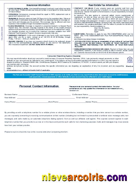 Spain Caixa Bank Mortgage Statement In Word And PDF Formats 3 Photolook