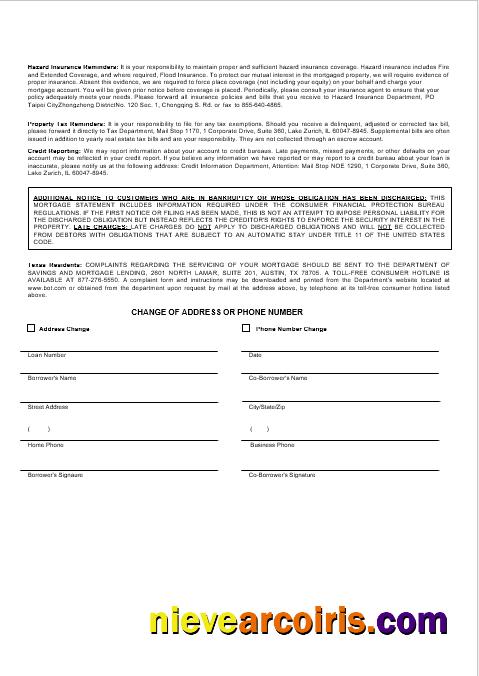Taiwan Bank Of Taiwan Bank Mortgage Statement In Word And PDF Formats 3 Preview