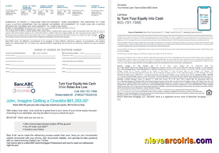 Tanzania BancABC Bank Mortgage Loan Statement In Word And PDF Formats , 4 Pages 3 4 Template