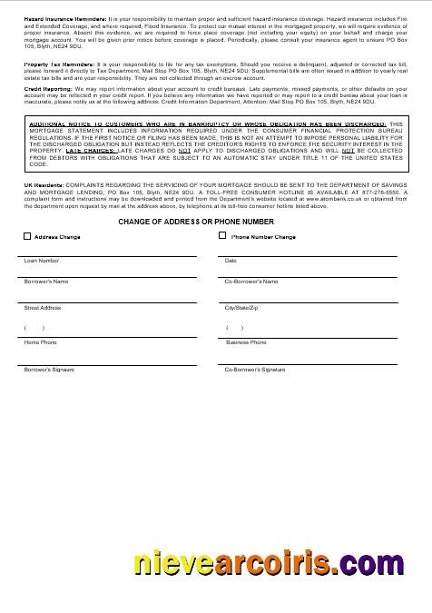 UK Atom Bank Mortgage Statement In Word And PDF Formats 3 Preview