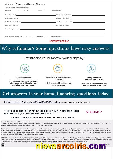 UK TSB Bank Mortgage Statement In Word And PDF Formats, 3 Pages 3 Sample