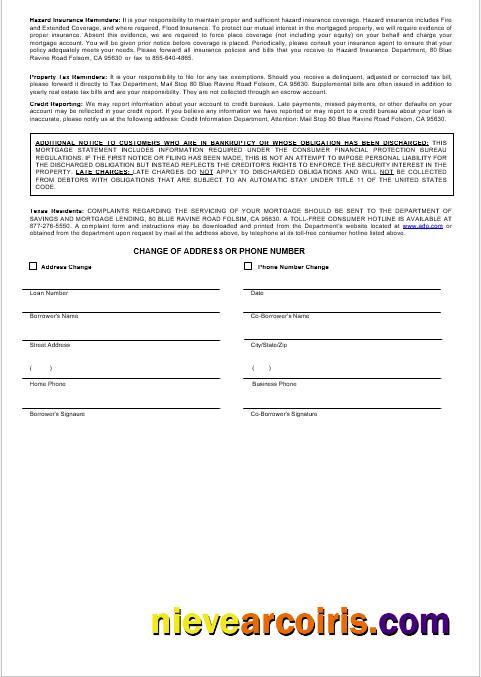 USA ADP Mortgage Statement In Word And PDF Formats 3 Photolook