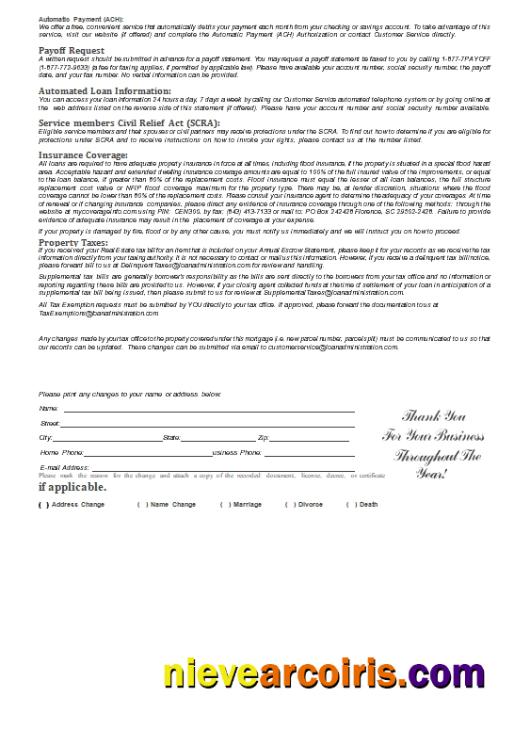 USA Central Loan Administration Loan Statement, 3 Pages 3 Photolook