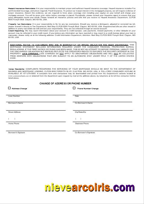 USA Commerce Bank Mortgage Statement In Word And PDF Formats 3 Template