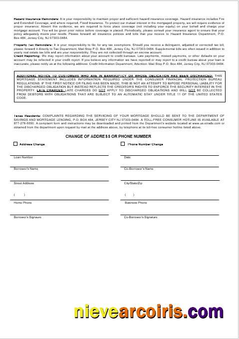 USA Etrade Bank Mortgage Statement In Word And PDF Formats 3 Sample