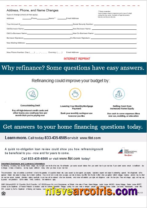 USA First International Bank & Trust Bank Mortgage Statement In Word And PDF Formats, 3 Pages 3 Preview