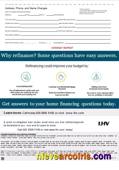 United Kingdom LHV Group Bank Mortgage Statement In Word And PDF Formats, 3 Pages 3 Sample