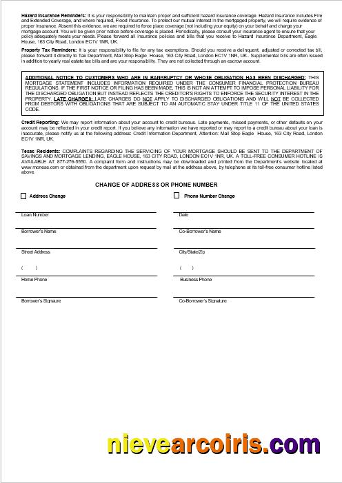 United Kingdom Monese Bank Mortgage Statement In Word And PDF Formats 3 Photolook