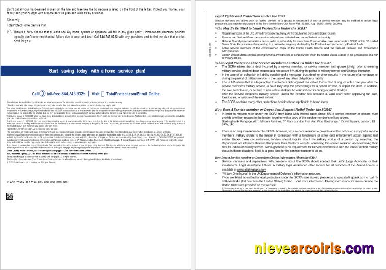 United Kingdom Starling Bank Mortgage Loan Statement In Word And PDF Formats , 8 Pages 7 8 Photolook
