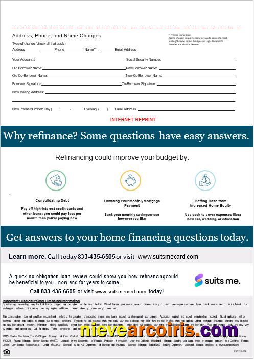 United Kingdom Suits Me Bank Mortgage Statement In Word And PDF Formats, 3 Pages 3 Sample