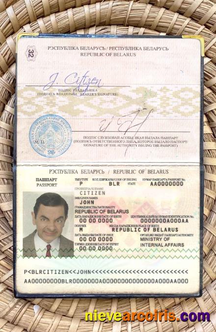 Belarus Passport (2006 2020) Photo Look Preview