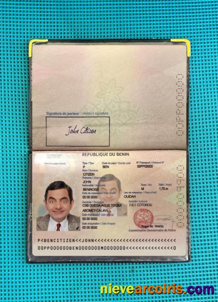 Benin Passport 2022 Present Photolook Photolook