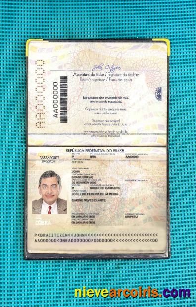 Brazil Passport Version 2 (2019 Present) Photo Look Photolook