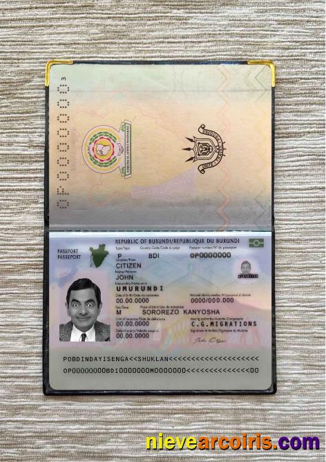 Burundi Passport (2019 Present) Photo Look Photolook