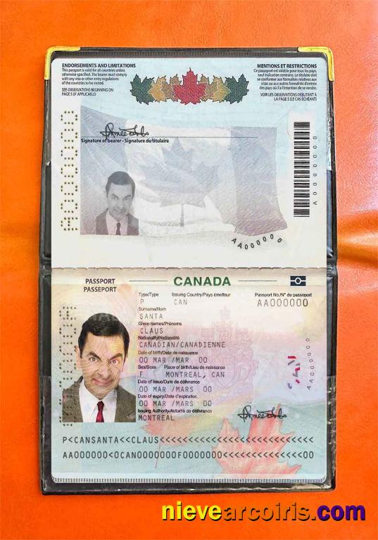 Canada Passport (2010 Present) Photo Look Template
