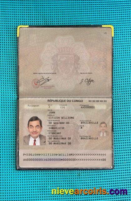 Congo Passport (2014 Present) Photo Look Template